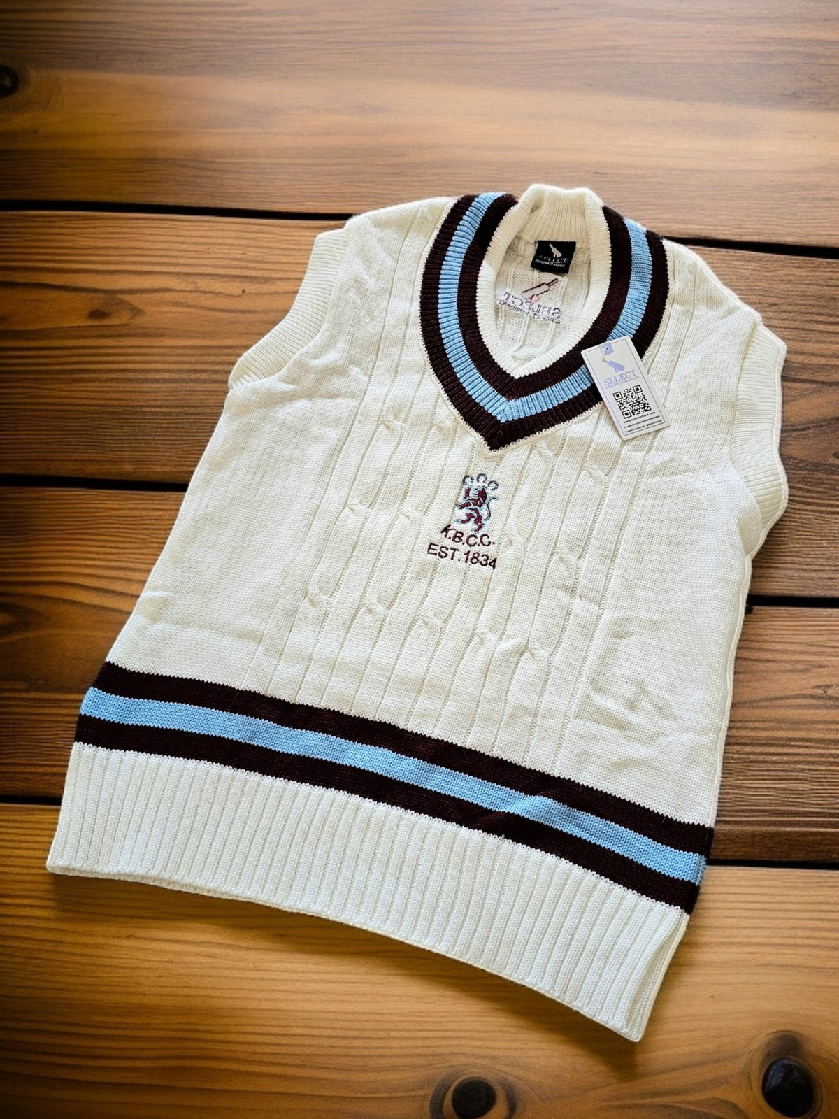Custom Club Cable Knit Style Cricket Jumpers-Select Cricket Store