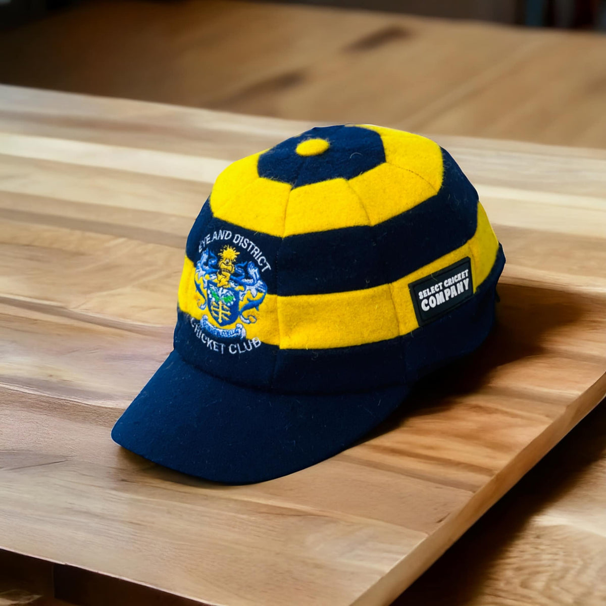 Custom Cricket/Sports Club Traditional Hooped Baggy Caps-Select Cricket Store