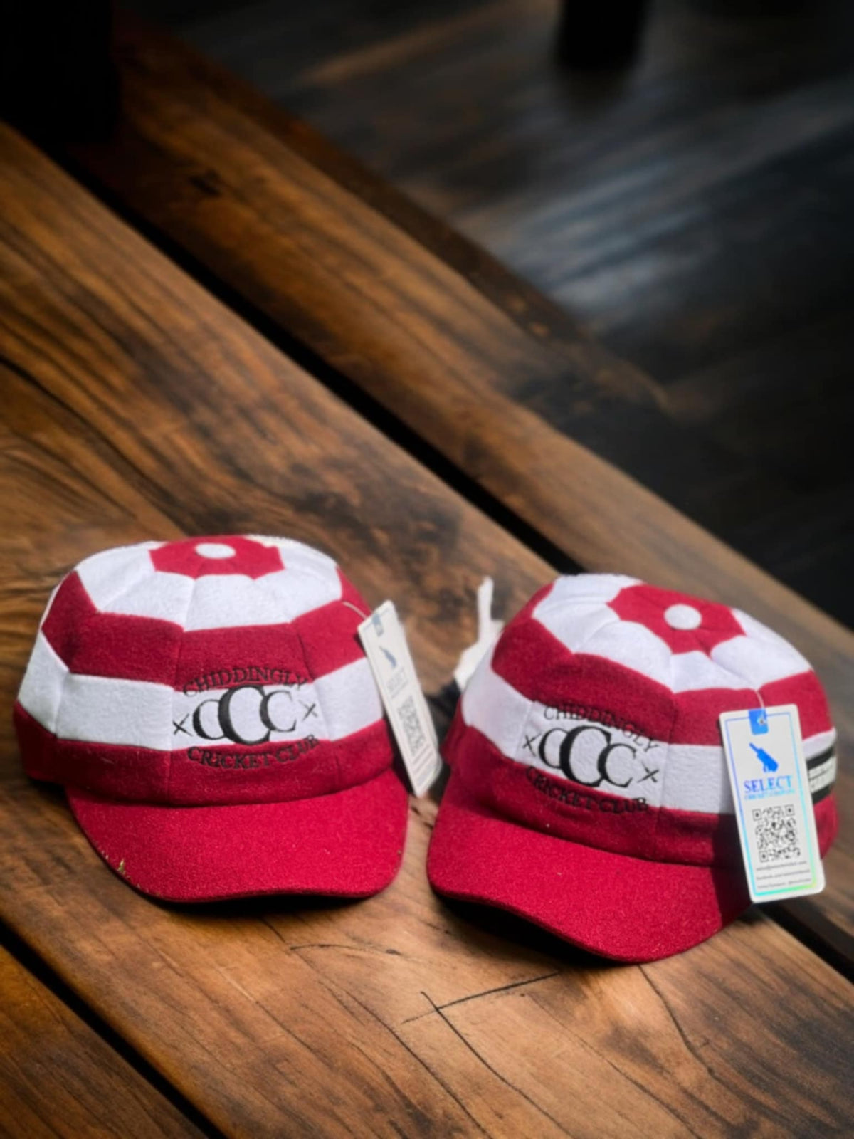 Custom Cricket/Sports Club Traditional Hooped Baggy Caps-Select Cricket Store